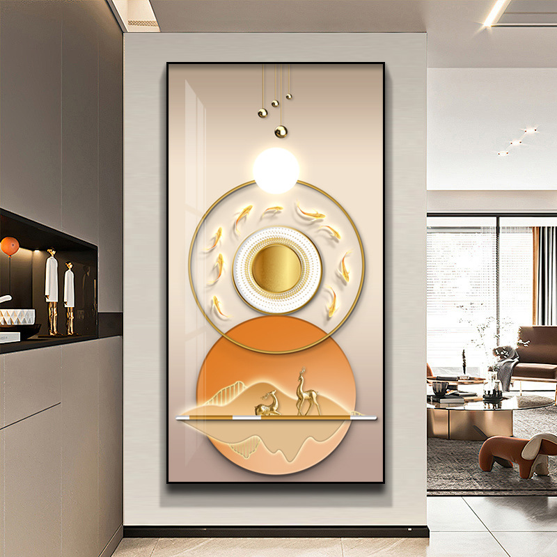 装饰画/装饰画客厅/客厅画欧式/卷轴/装饰画带框细节图