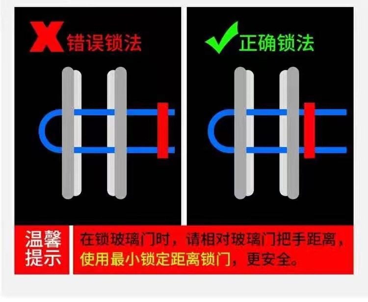 彩色锁/铁挂锁/挂锁/SANTIAO锁/圣环牌锁细节图