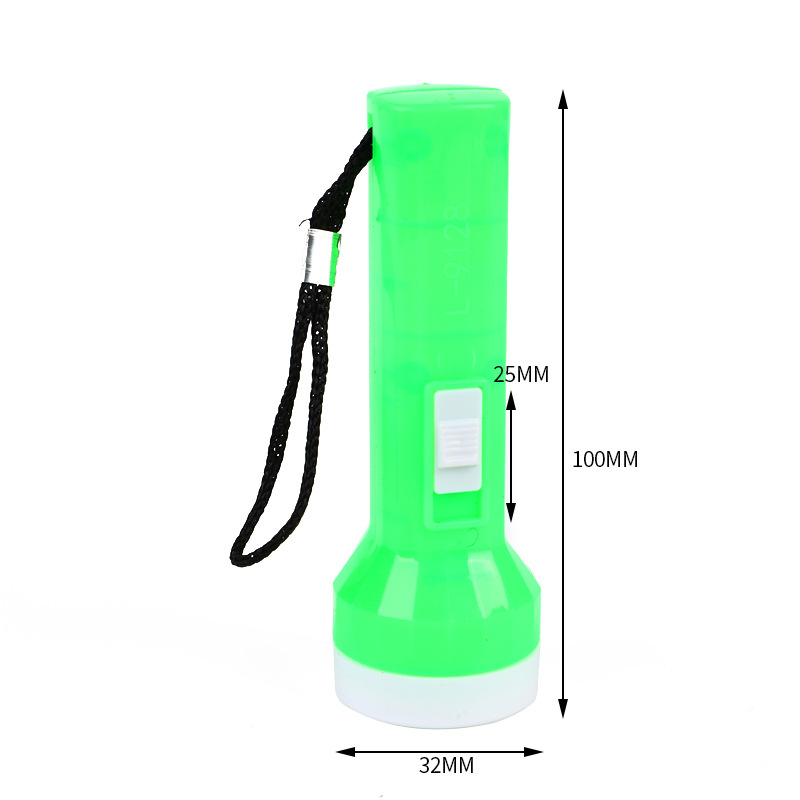 Linterna de plástico para niños stand de piso linterna multicolor luz brillante regalo práctico llavero brillante colgante Specification image