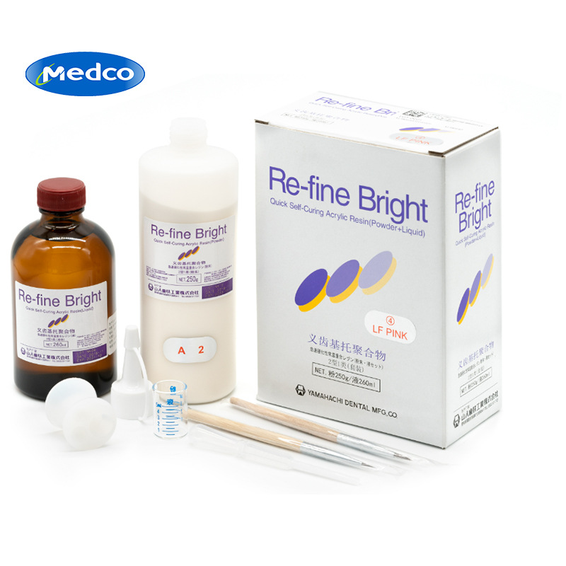 Cross-border exclusive denture base, polymer denture base, polymer dental tray, powder, liquid dental materials