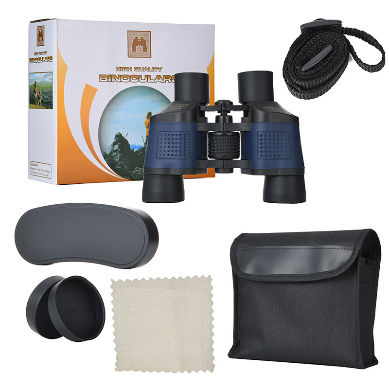 Low-light night vision telescope 60X60 binocular coordinate telescope, high-power high-definition dual red film telescope details Picture