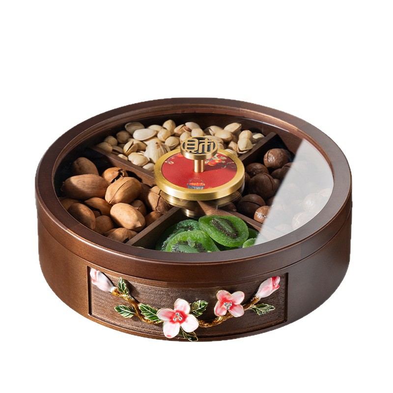 علبة الفواكه المجففة المصنوعة من الخشب المجفف Item Picture