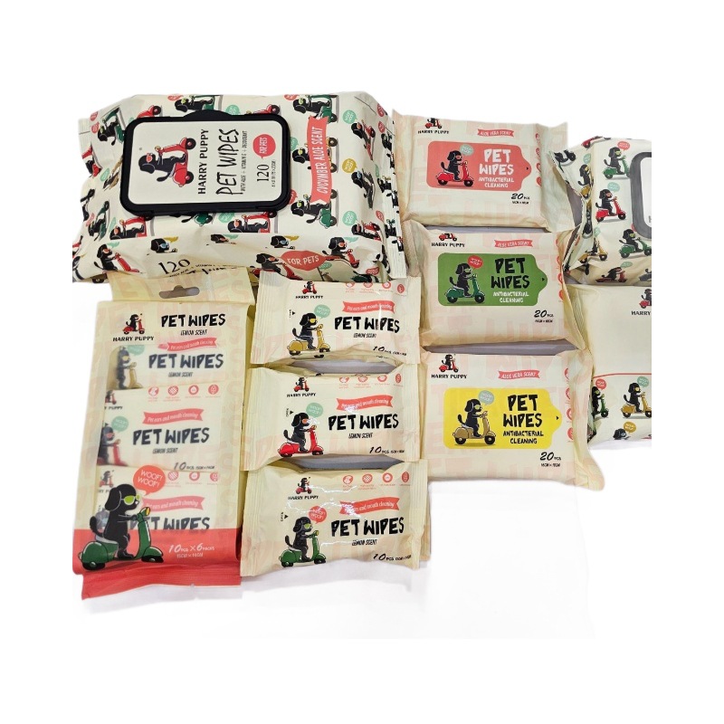 Pet wet wipes, specially designed for cats and dogs, eye cleaning, tear stain removal, deodorization, foot wiping, no-rinse cleaning products, wet wipes Item Picture
