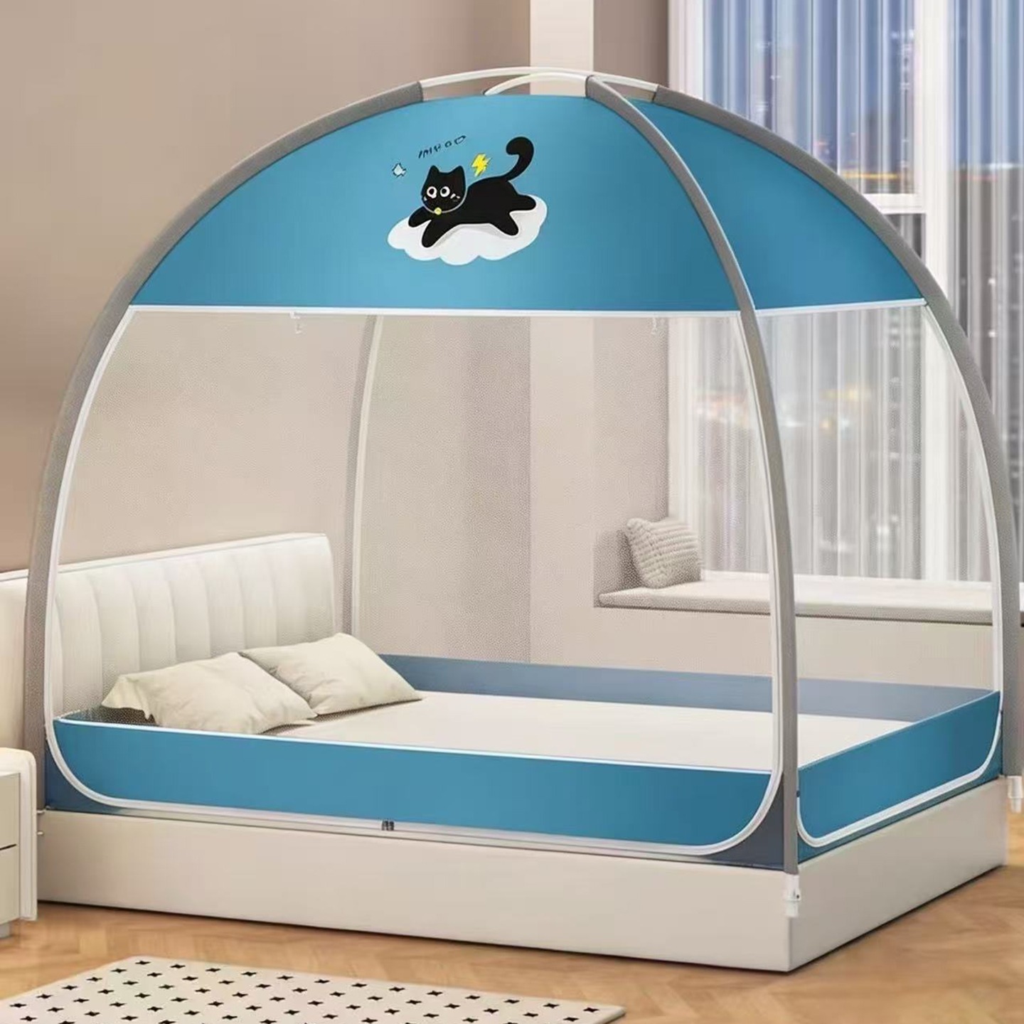 蚊帐、床幔实物图