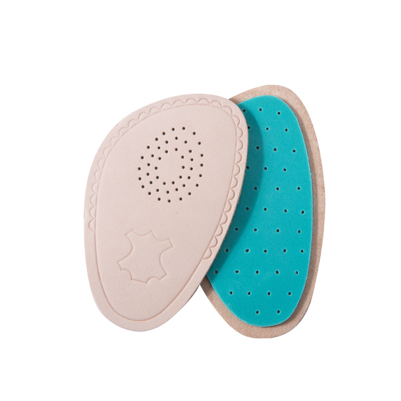 Thickened half-size sheepskin forefoot pads, super soft high-heel insoles, women's forefoot pads, anti-foot pain and anti-slip pads, half pads Item Picture