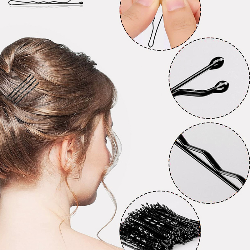 محملة صغيرة سوداء صغيرة تحمل على غطاء شعر مشبك على غطاء الرأس Application Scenario