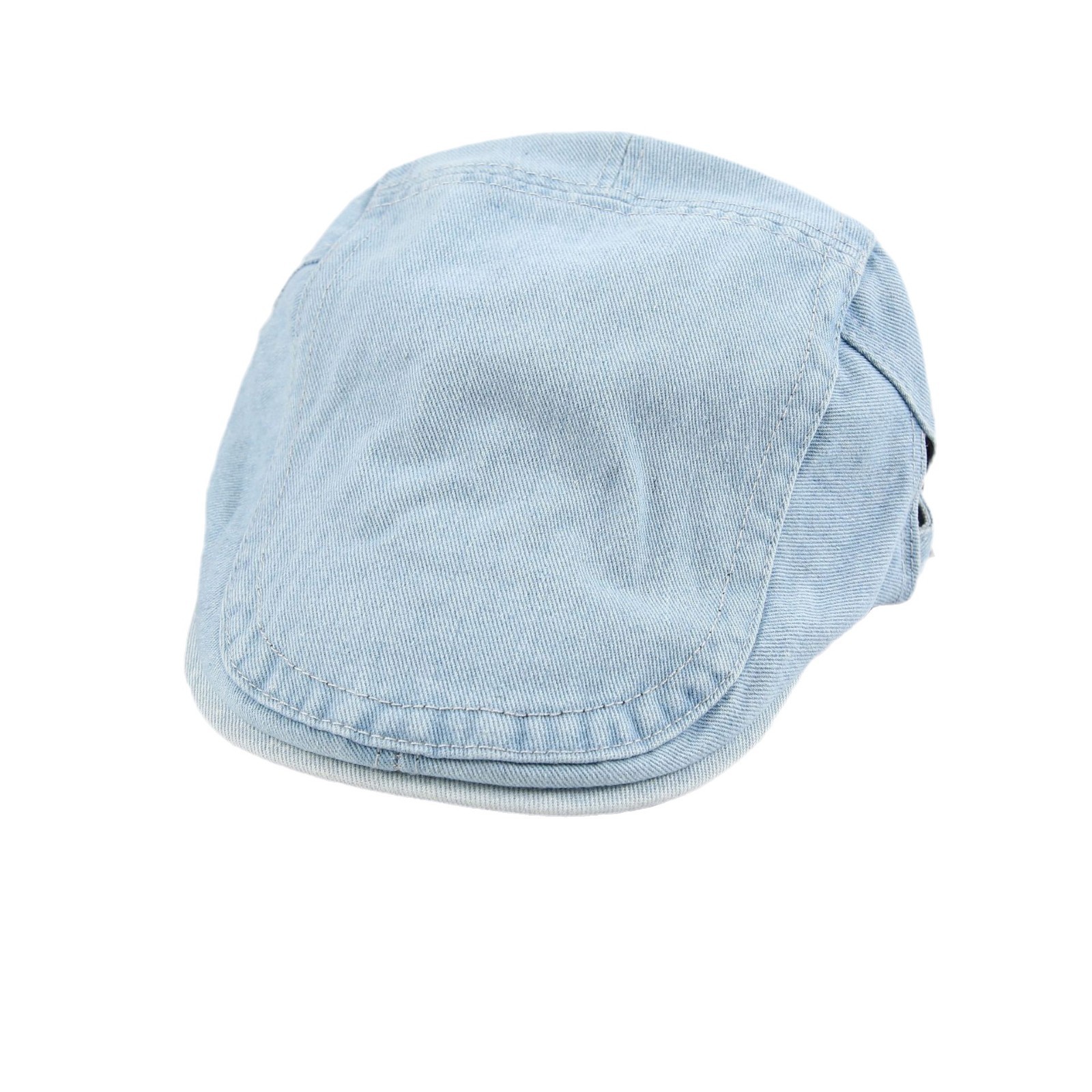 Denim forward hat, washed and aged beret, new retro and versatile style Item Picture