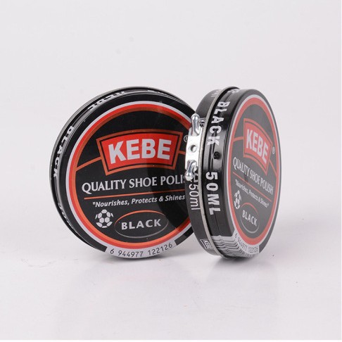 外贸皮革KEBE鞋油 固体铁盒无色鞋膏皮具保养清洁护理油厂家批发