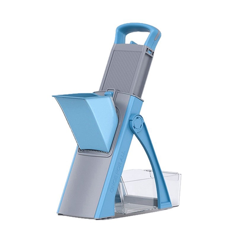The cross-border multi-functional vegetable slicer offers various uses such as slicing, slicing and grilling. It is an all-in-one vegetable slicer for both commercial and household kitchens Item Picture