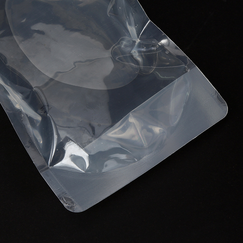 Wholesale of cross-border transparent wine repackaging spout bags, thickened takeout packaging soup bags, outdoor portable folding water storage bags Specification image