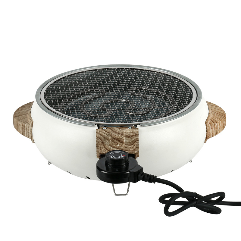 家用围炉煮茶户外露营烧烤炉电烤炉实用庭院不锈钢送礼推荐可拆卸白底实物图