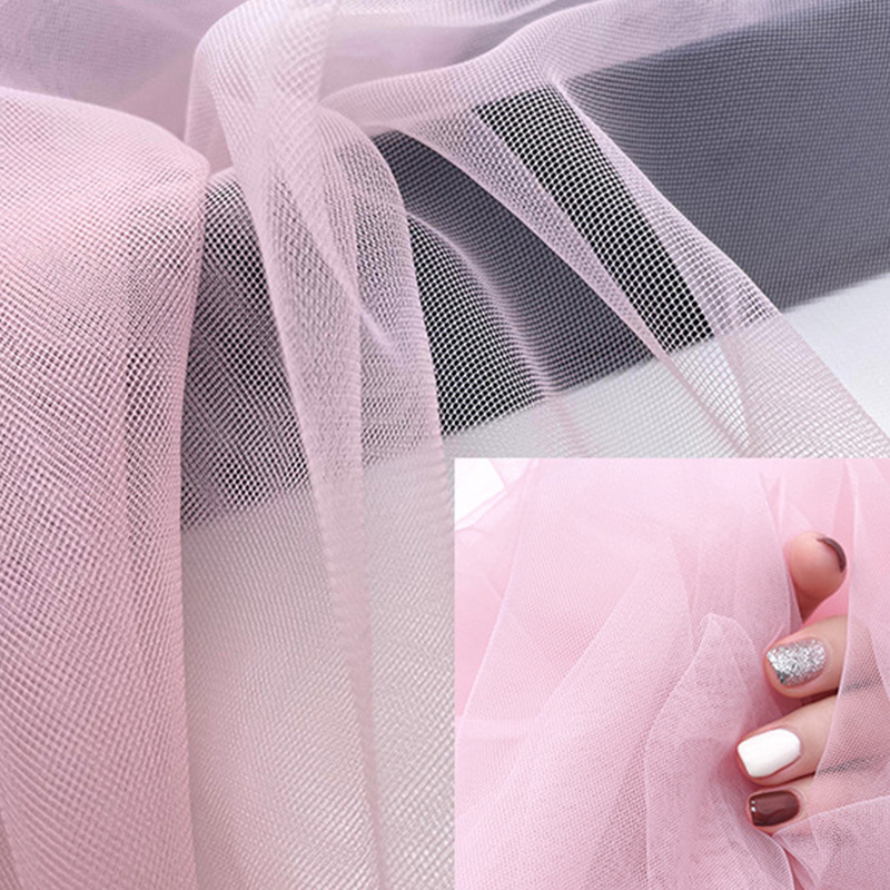 锦纶特密美国网 女装连衣裙仙女裙童装婚纱布网纱舞台布置网布