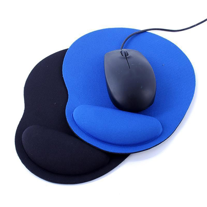 Wholesale of black silicone wrist guards, comfortable memory foam, computer custom LOGO wrist guards and mouse pads from the manufacturer details Picture