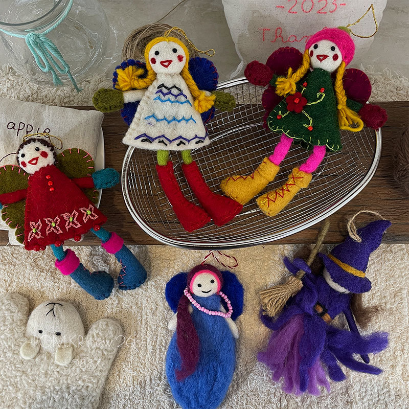 手工毛毡玩偶羊毛毡配件毛毡布饰品毛毡袋毛毡房创意手工艺材料