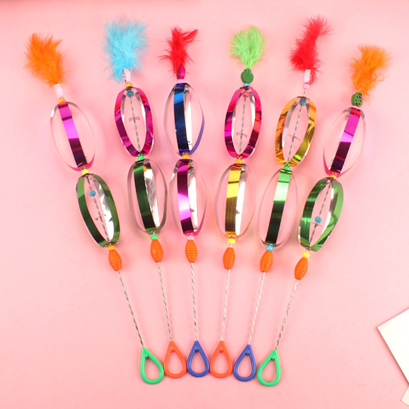 Happy Zhuanzhuan Le Kindergarten's ground promotion: Cool and Fun diy Gourd Windmill traditional children's educational toys wholesale details Picture