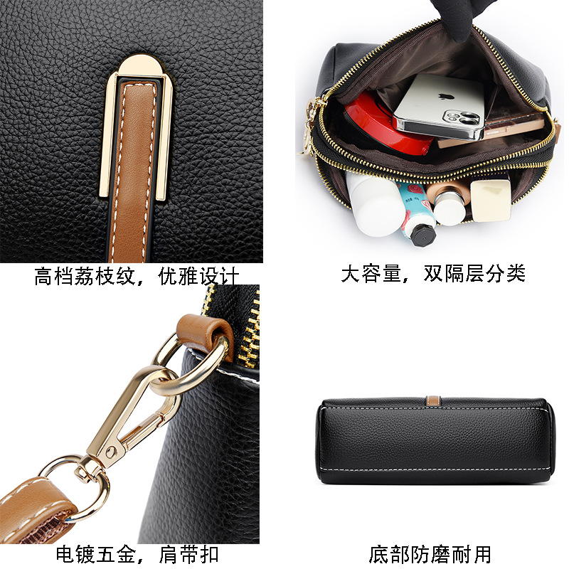 Women's bag 2025 New Spring/Summer shell bag, Korean-style simple single-shoulder bag, coin purse, stylish and stylish crossbody small bag details Picture