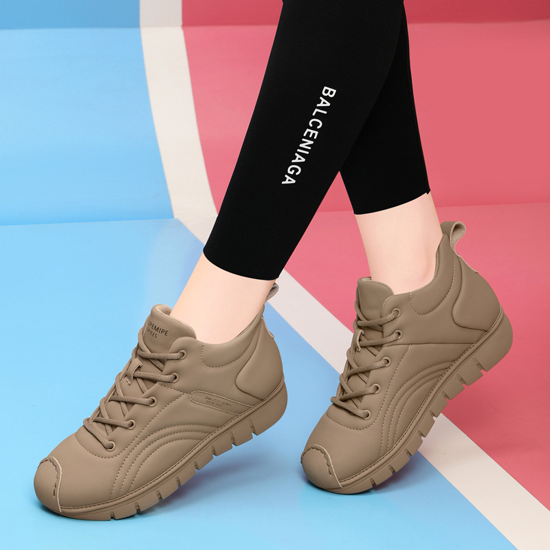 女式休闲单鞋实物图