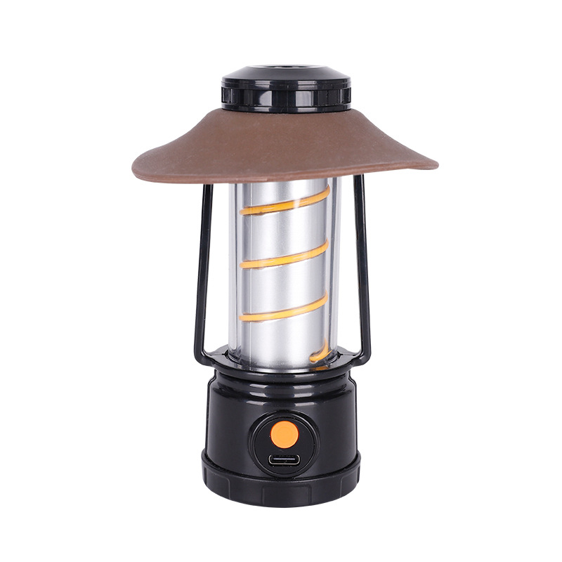 The new cross-border high-intensity charging atmosphere illumination street camping lamp, portable emergency outdoor camping lamp, and ultra-long battery life Item Picture