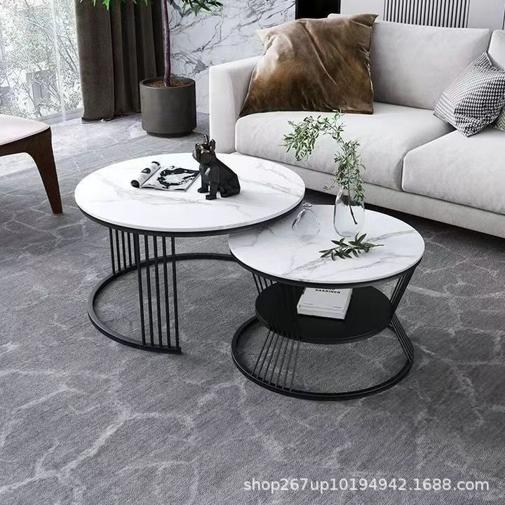 Original manufacturer: Nordic coffee table, living room, small apartment, round coffee table, small table, creative modern tea table and tea stand Application Scenario