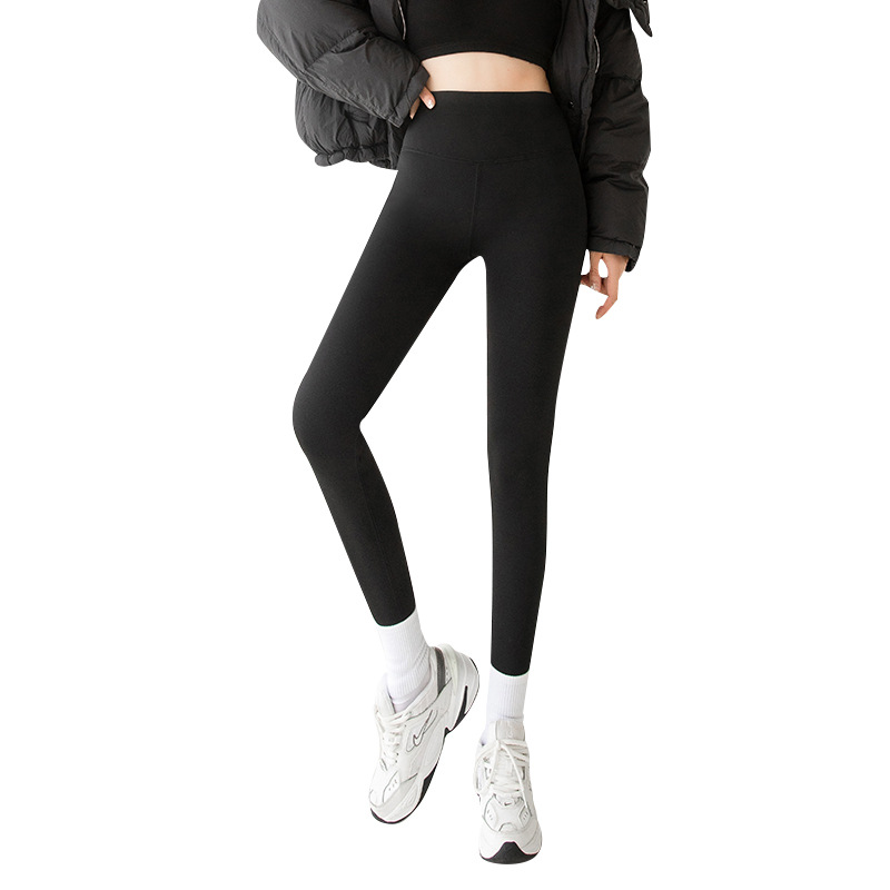 Winter fleece and thickened hip-lifting shark pants, women's outerwear cloud fleece extra thick cotton pants, Barbie pants, warm leggings Item Picture