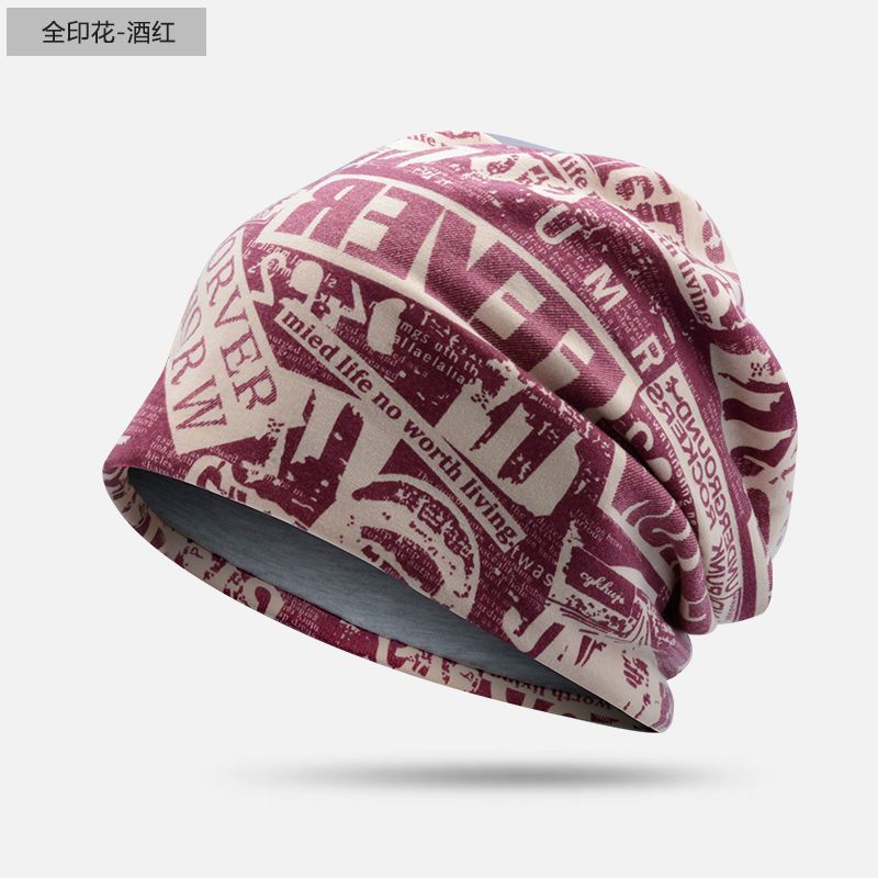 头巾男潮帽子秋冬运动吸汗冰丝跑步月子帽夏天冷帽骑行薄款包头帽细节图