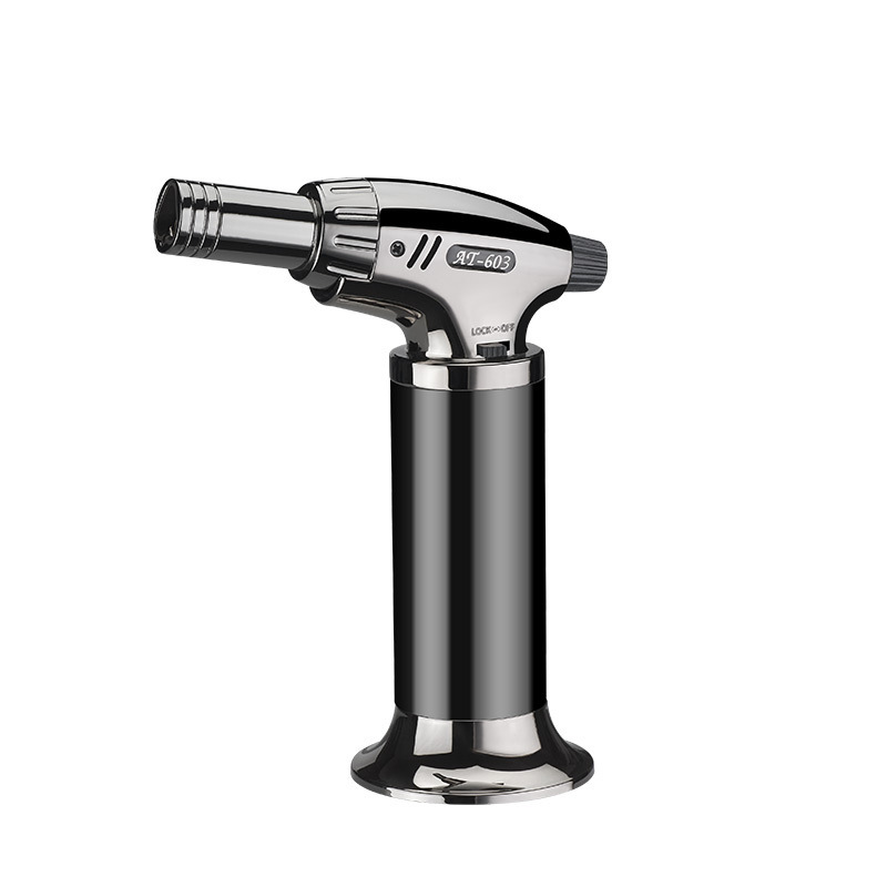 AT603 three-direct spray gun, welding torch, lighter, high firepower, 1300 degrees, three-fire windproof lighter wholesale Item Picture