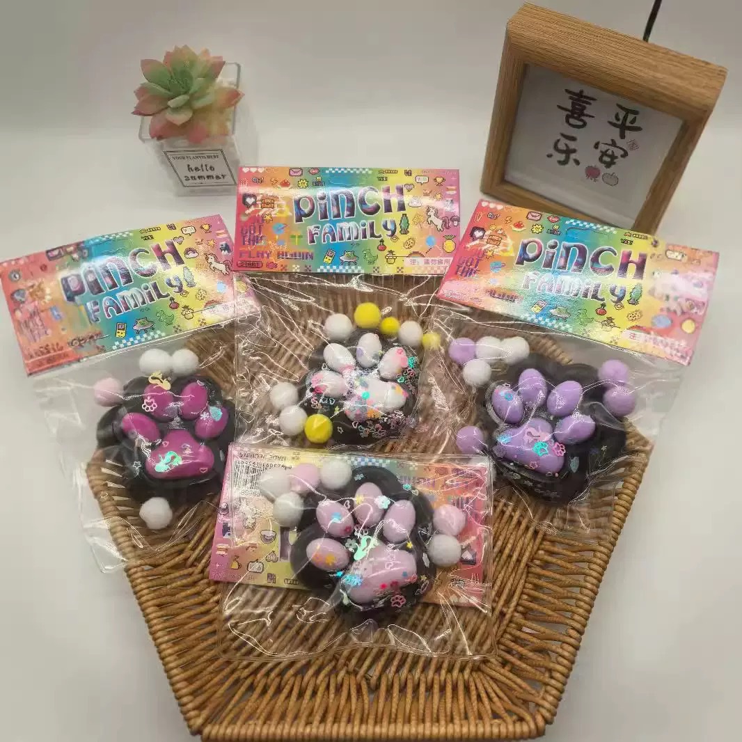 Super shiny cat paw small silicone cat paw with a muddy feel, a highly attractive appearance item