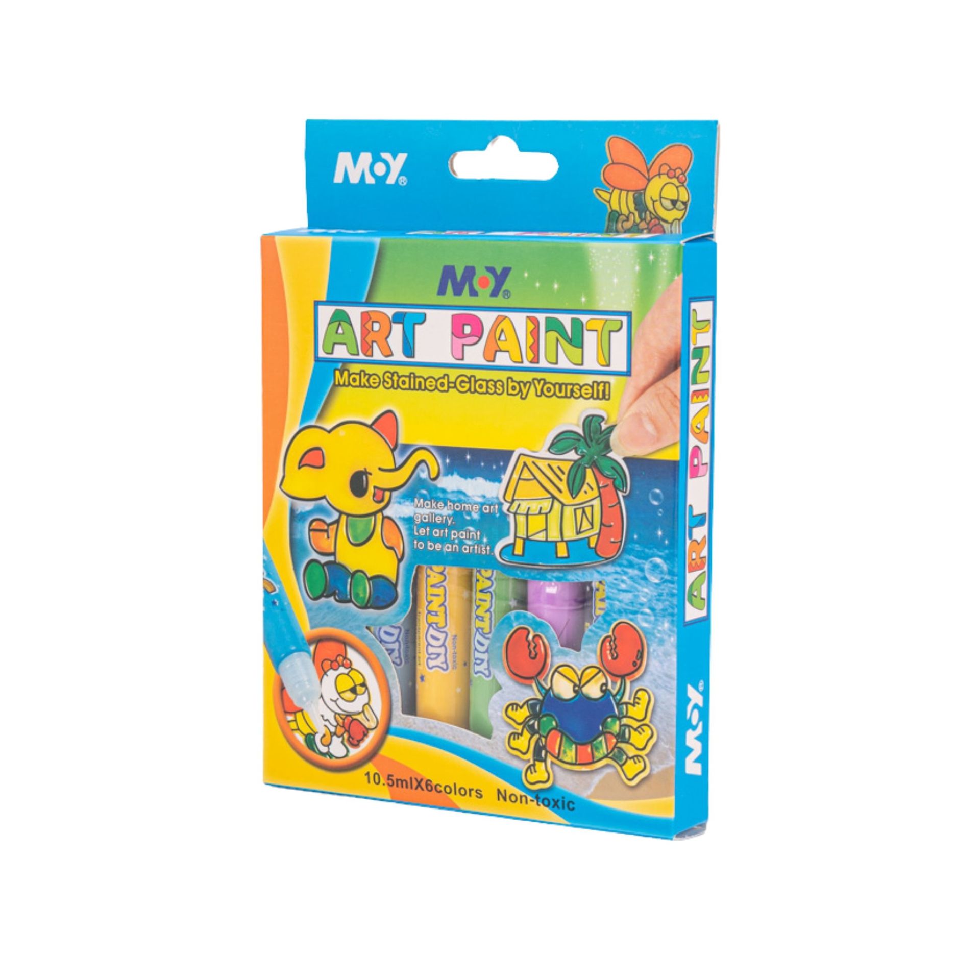 Glue brushes, children's crystal glue, no-baking diy painting material, window color, hand-painted paint, gift decoration, pearlescent Item Picture