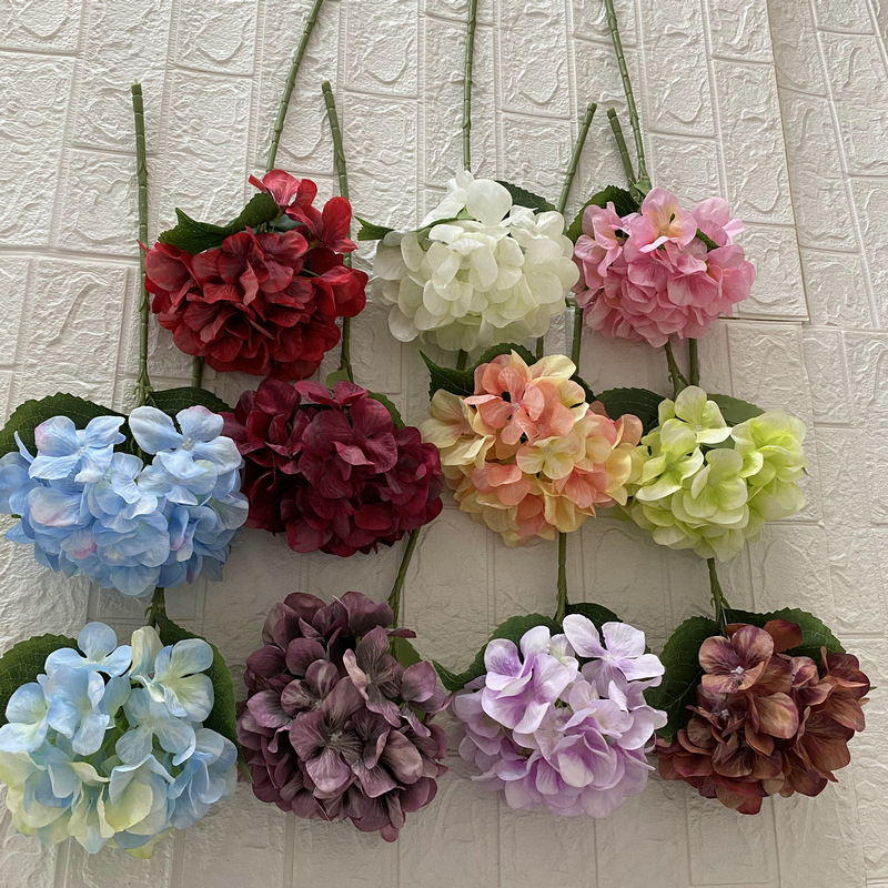 仿真花DIY发饰配件/仿真花/5朵塑膠花/假花/假花批发细节图