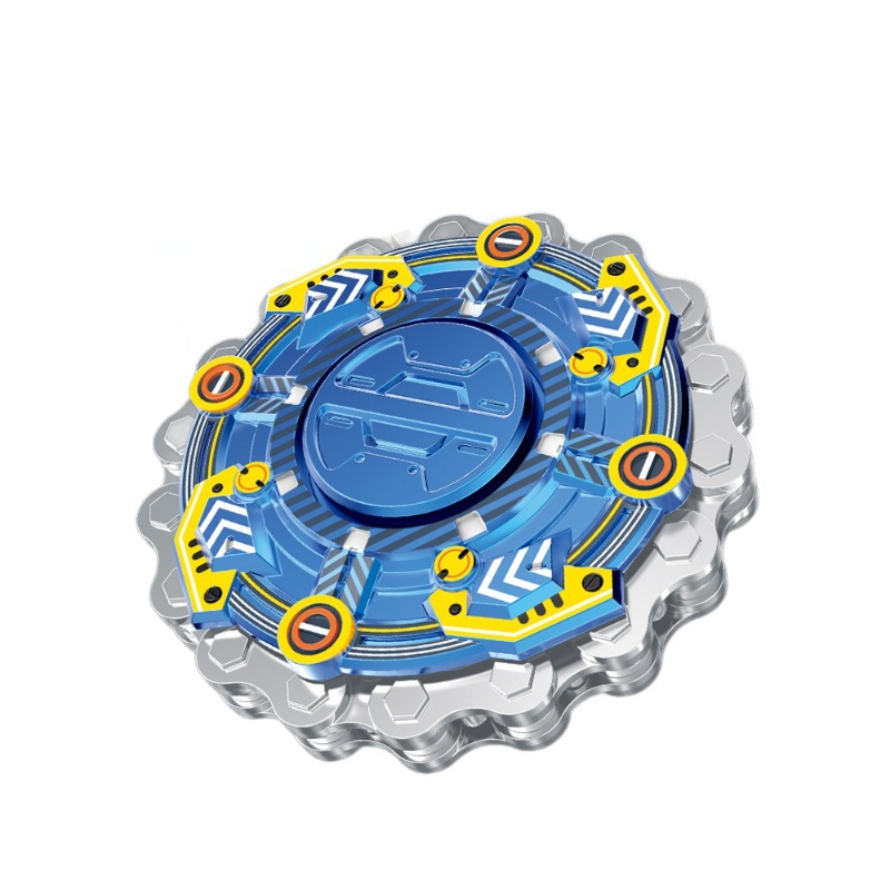 New type of fidget spinner gear chain mechanical rotating finger stress-relieving toy, children's intelligence, boys' gift Item Picture