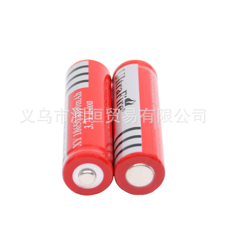 18650大容量1200毫安1800毫安2400毫安锂电池3.7V4800毫安强光手电充电电池电风扇玩具电池白底实物图