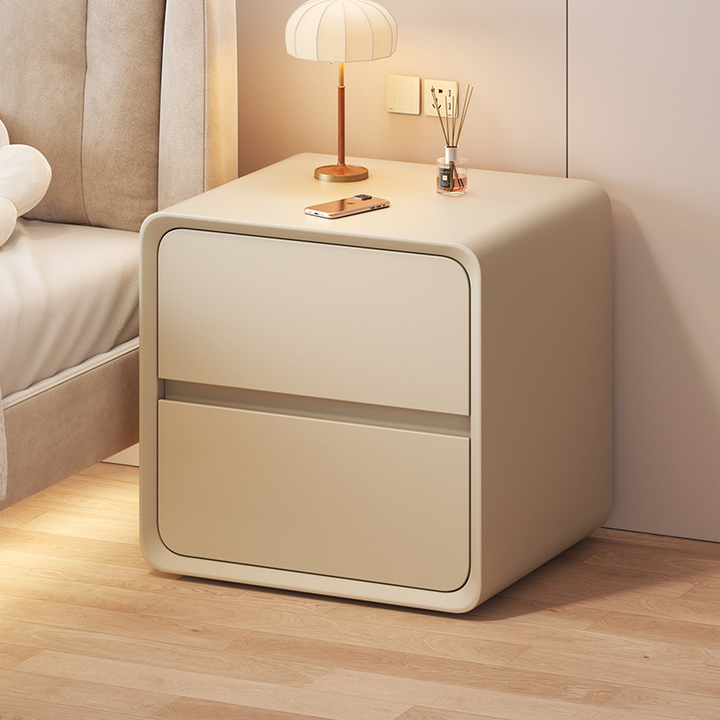Small, modern, simple and extremely narrow bedside table, cream-style ultra-narrow 2025 new mini slit storage rack