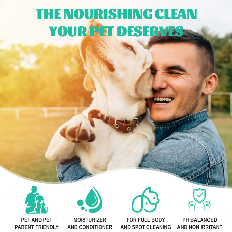 Customized bath bubble sheets for pet bathing and cleaning, softening hair source factory, exclusively for cross-border export Application Scenario