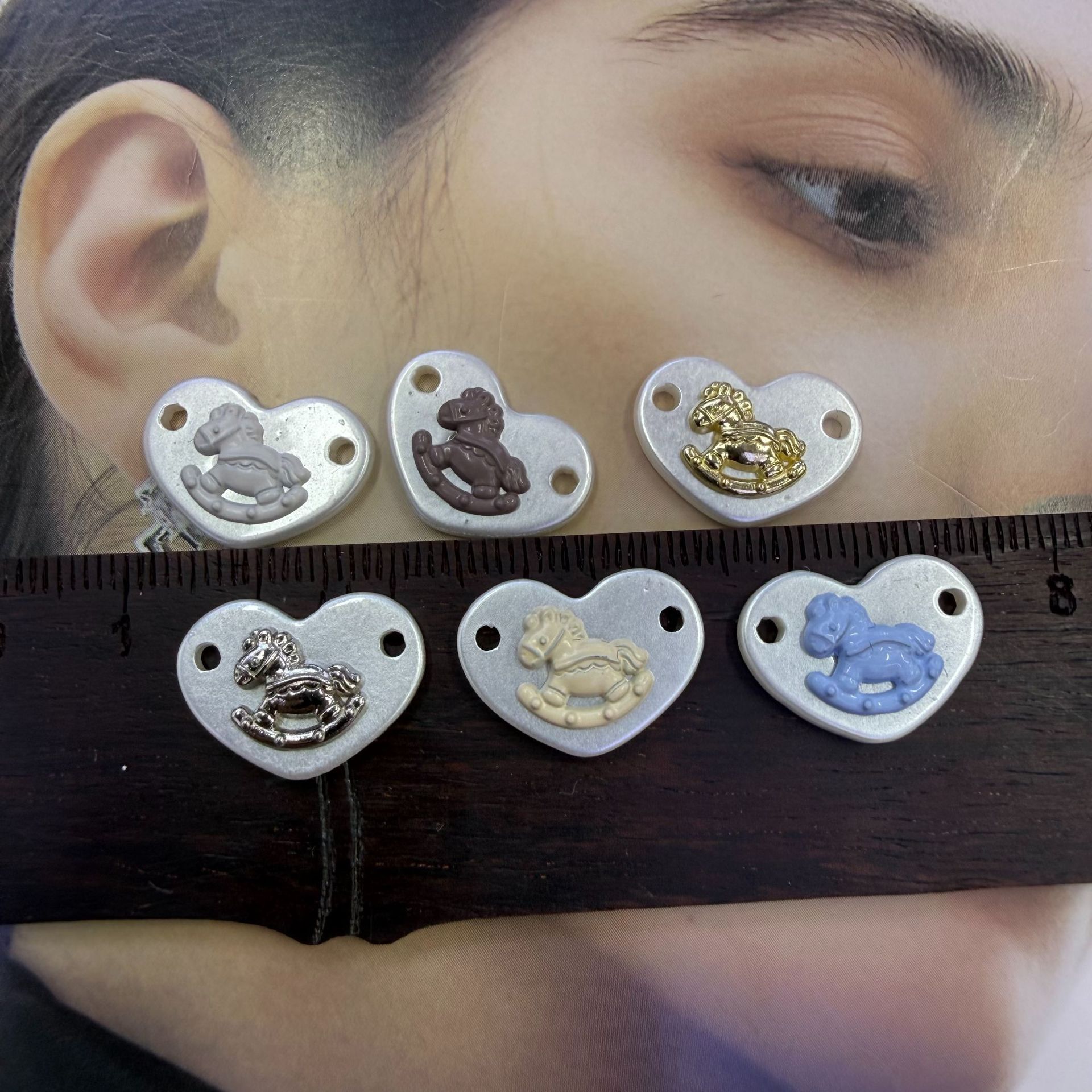 耳夹/耳环夹/磁吸耳饰/316饰品配件/固定螺丝细节图