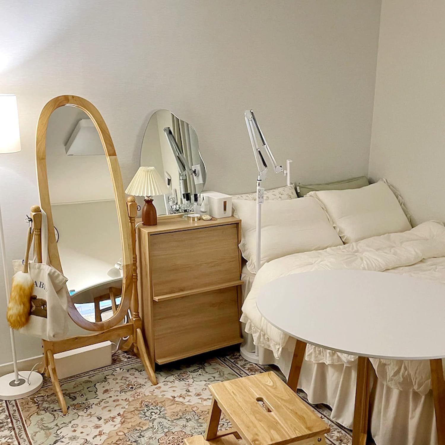 全身镜/全身镜女生时尚/穿衣镜/无边镜/芳华全身镜细节图