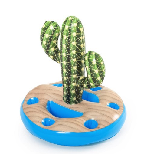 Bestway43244 Cactus Ice Bucket, Drink Stand, Cup holder, Floating bar on Water, Pool Party Inflatable Cup holder Specification image