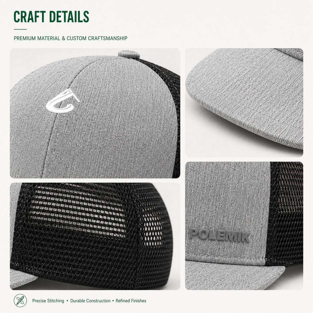 Cross-border baseball caps, fashionable outdoor backnet baseball caps, new hard-top ponytail hats for export sunshade, customized for export Application Scenario