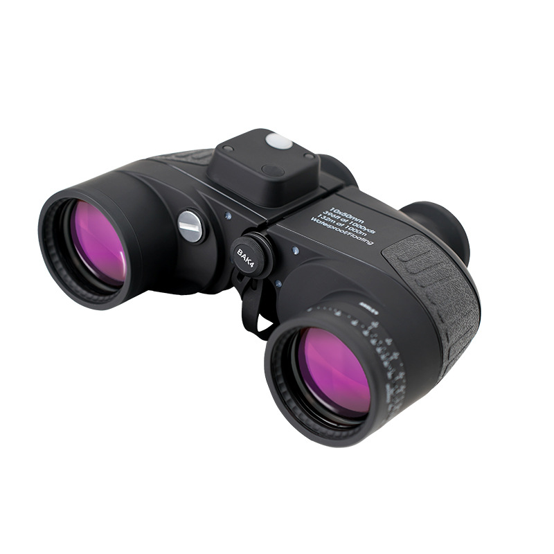 10X50 Marine Compass Binoculars With Waterproof And Anti-Fog Ed Lenses, High-Definition And High-Magnification Infrared Ranging Binoculars details Picture