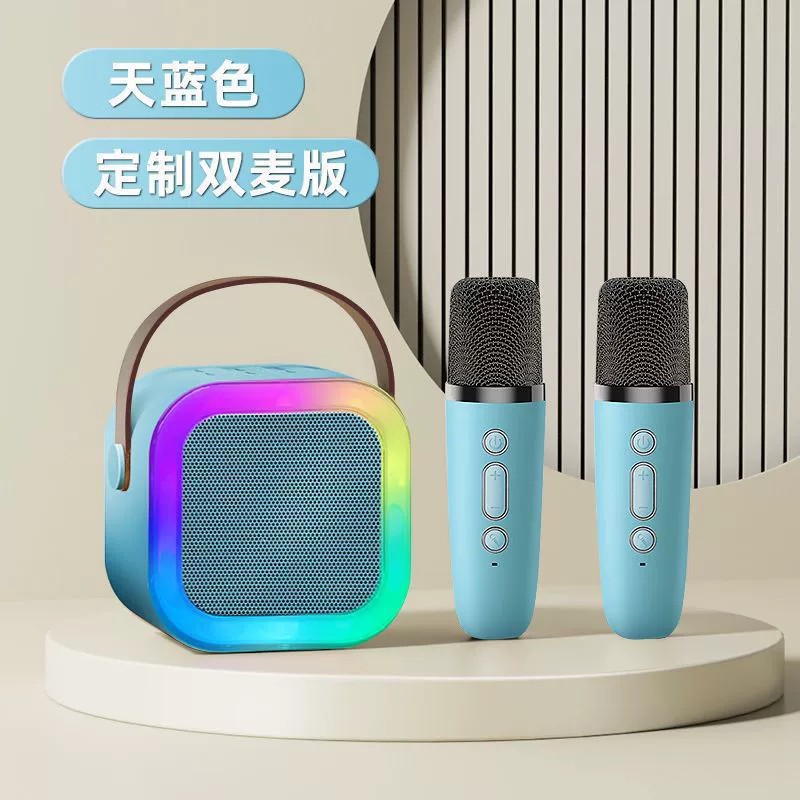 Wireless microphone, k12 microphone, speaker, karaoke, Bluetooth speaker, home, all-people singing, children, family ktv Application Scenario