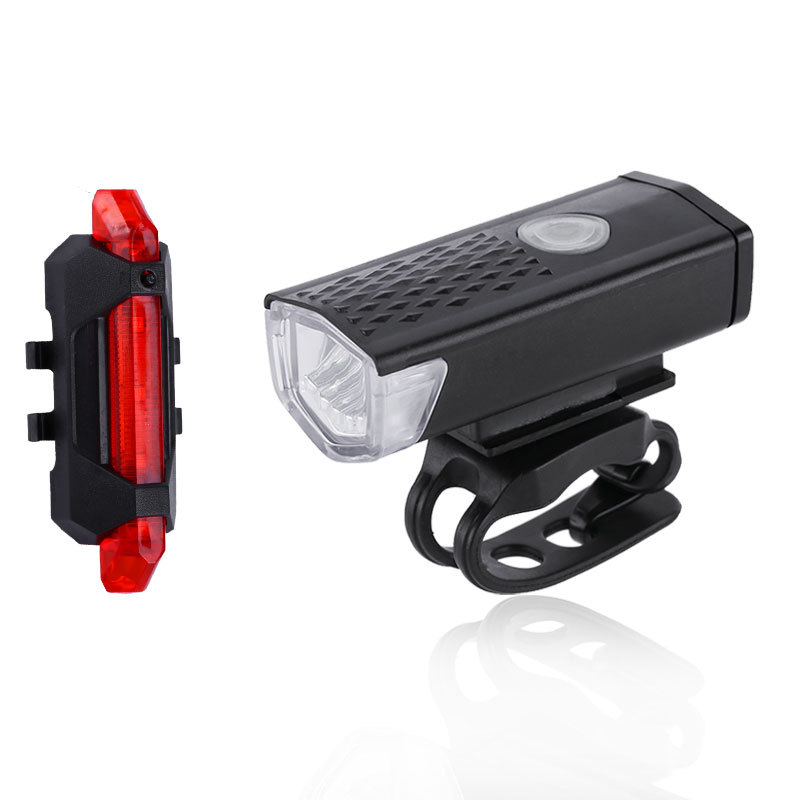 Bicycle headlights, night riding USB charging high-brightness lighting lamps, mountain bike headlights, 2255 headlights, mountain bike headlights details Picture