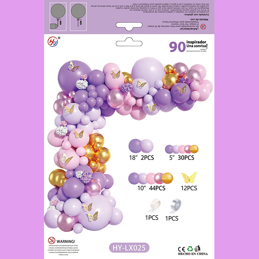 مجموعات مناطيد أمازونية عبر الحدود، ترتيب أعياد الميلاد Specification image
