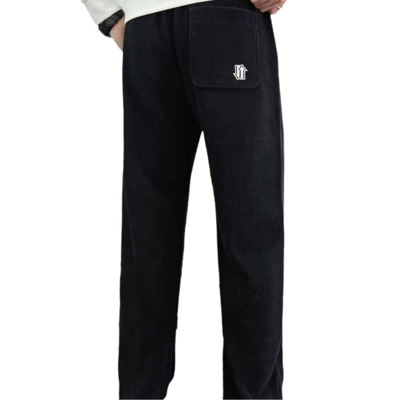 2025 New autumn and winter skinny casual pants, sweatpants, men's sport pants, loose, cool and thickened casual pants for young people Item Picture