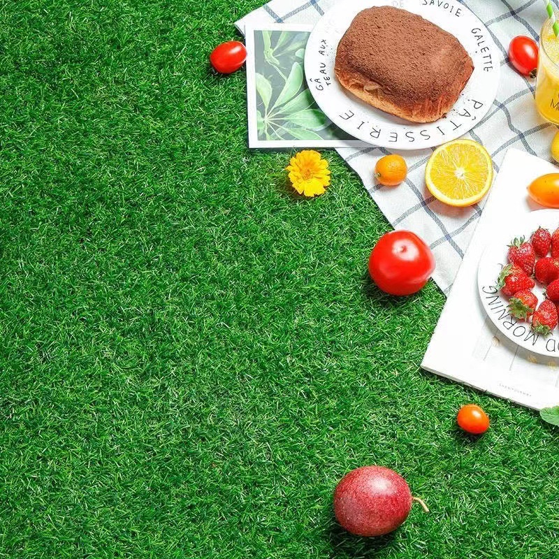 仿真草坪人造足球场幼儿园草坪地毯环卫市政工程消防通道仿真草皮细节图