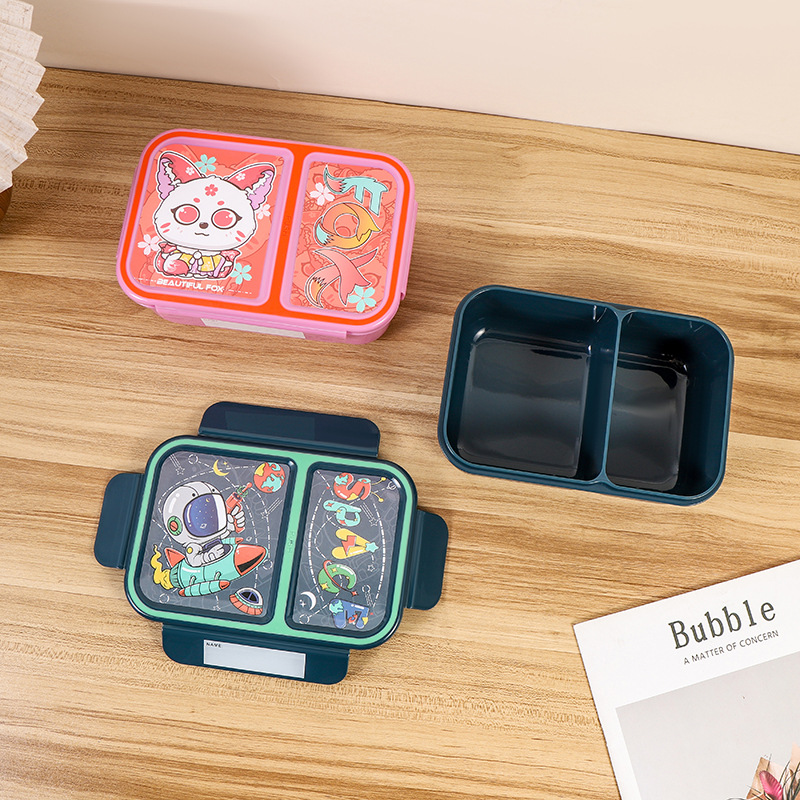 饭盒/211饭盒/玻璃饭盒/开学季/抽真空玻璃餐盒产品图