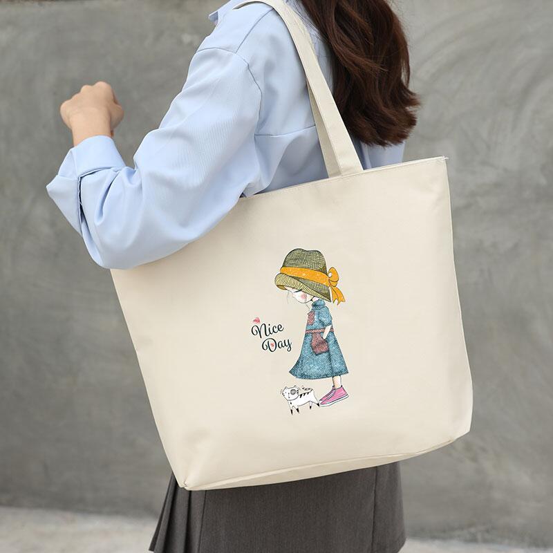 Cross-Border Canvas Bags, Fashionable And Casual Printed Tote Bags, Single-Shoulder Bags, Women's Canvas Bags, Large-Capacity Canvas Bags, Storage Fashionable Crossbody Simple Canvas Bags, Canvas Bags, Handbags Simple Canvas Bags