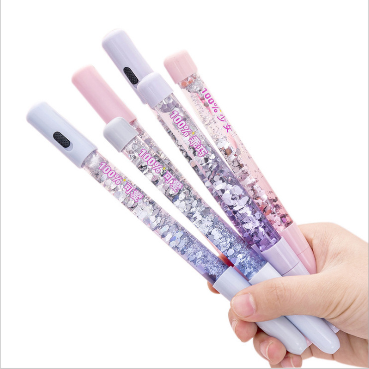لوازم مدرسية من طراز P-0588 مع أقلام محايدة مضيئة مضيئة، وأقلام ملونة متطايرة مضيئة، وأقلام مياه داكنة Specification image