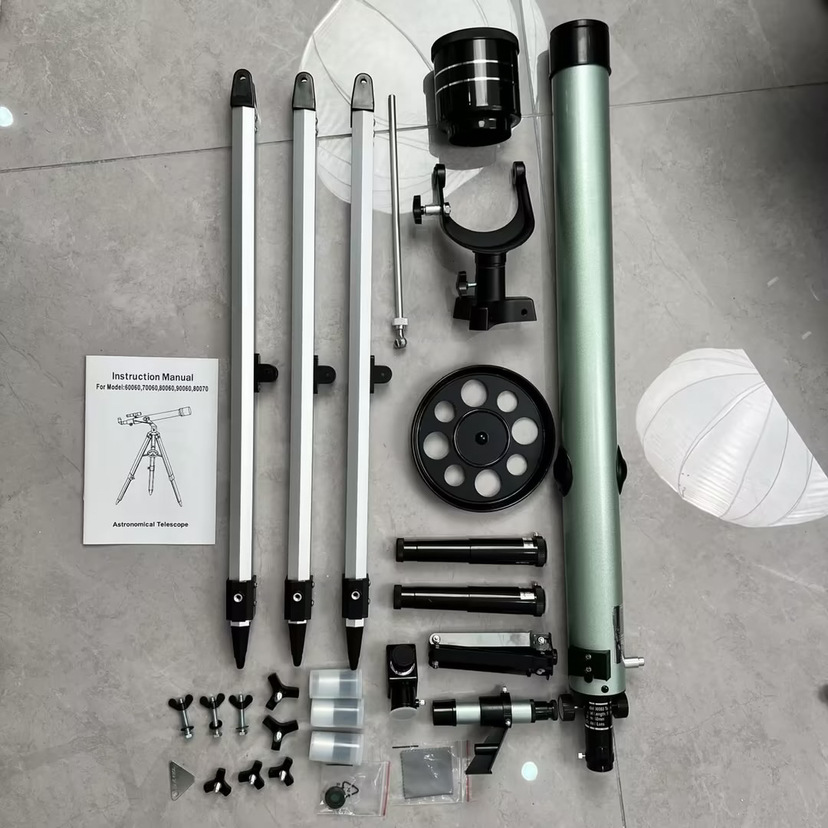 Wholesale of 60900 astronomical observation telescopes in stock. Professional adult outdoor single-tube moon and star observation with high definition and high magnification Item Picture