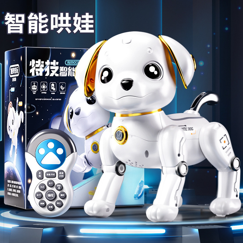Children's remote-controlled pet robot dog special effects electric sensing music dancing intelligent robot dog birthday gift toy