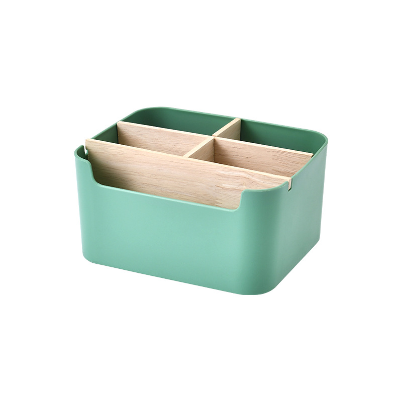 The manufacturer supplies desktop wooden cover partition storage boxes, living room small parts storage boxes and rectangular shelves Item Picture