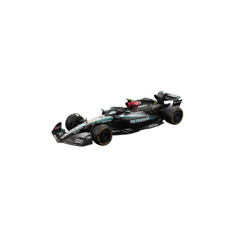 2024 1:43 scale simulation Mercedes-Benz w15 racing car model alloy car model AMGF1 formula toy wholesale Item Picture